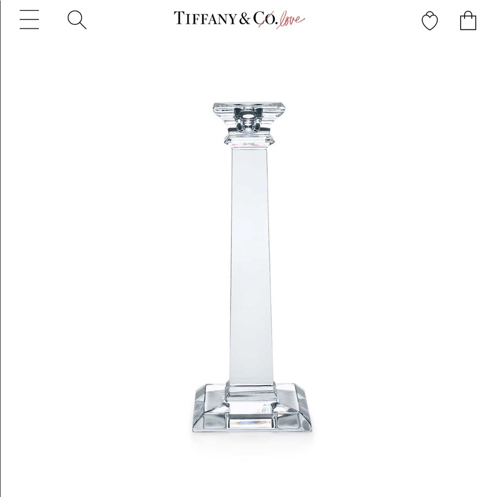 Tiffany pair of classic candlesticks